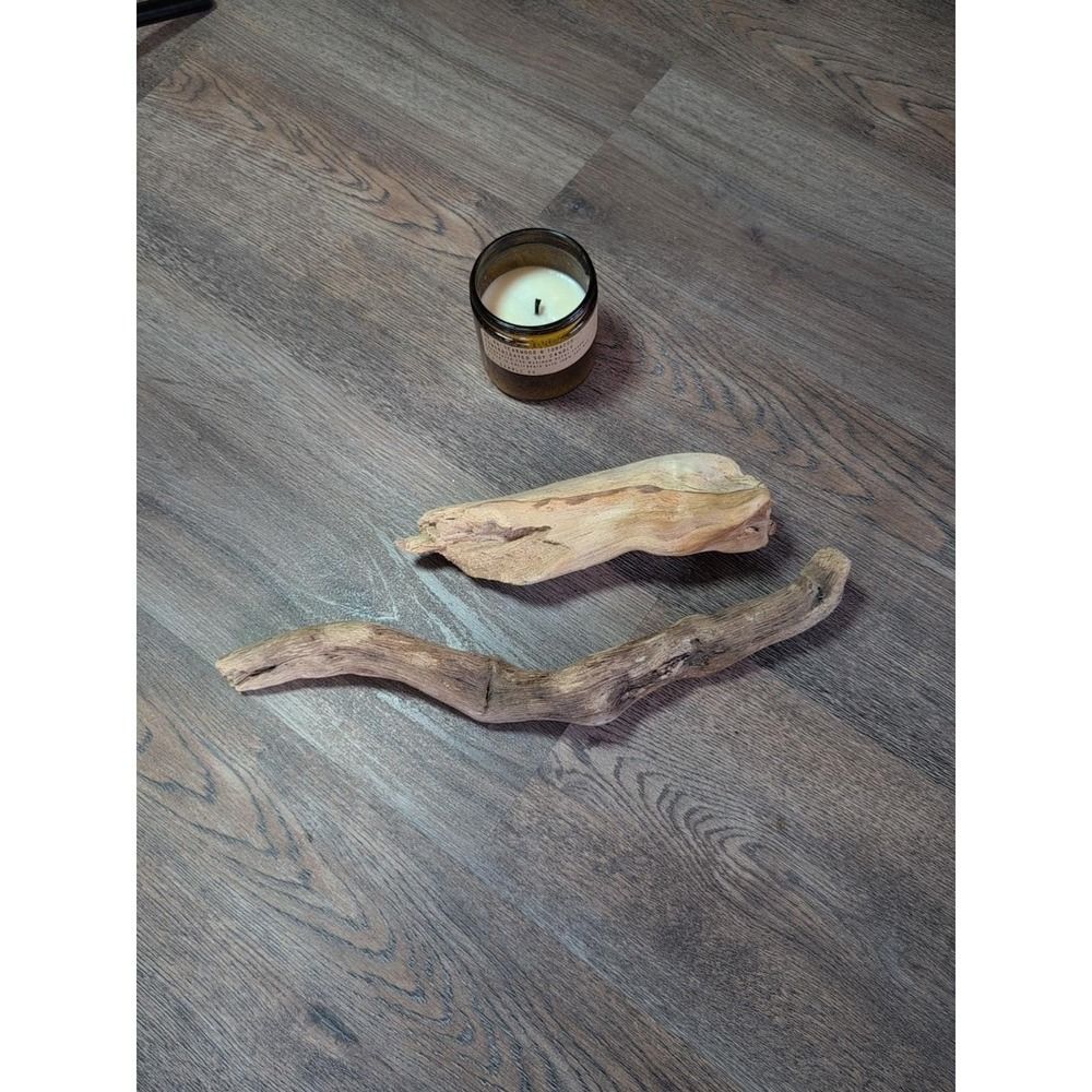 Driftwood So Cal CA Beach Ocean Wood Sculpture Art Crafts Garden Decor Lot Of 2 - Picture 9 of 15